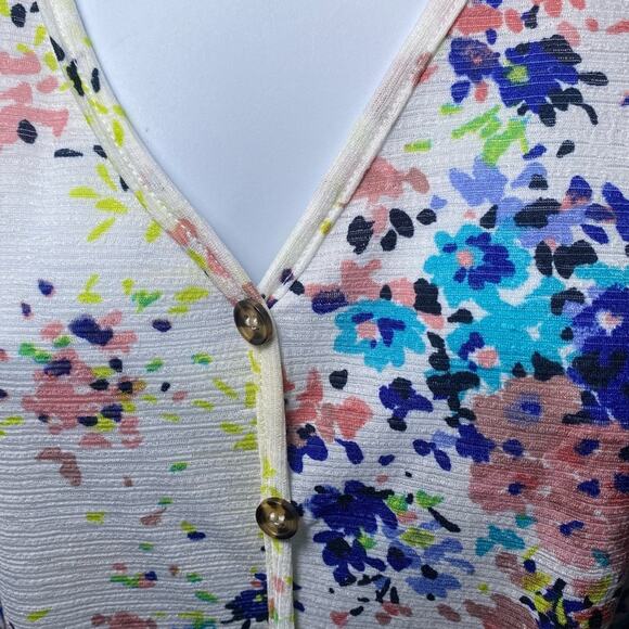 STORYBUK Ruffle Sleeve,V-Neck, Tie in front Blouse Womans Size M - Picture 2 of 11